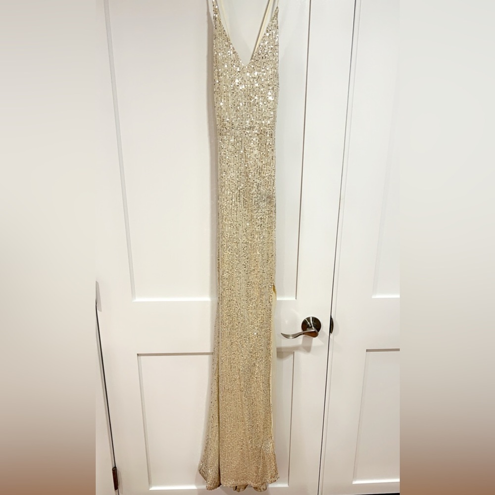 Breaking Hearts formal Sequin Dress from Bella and Bloom Boutique